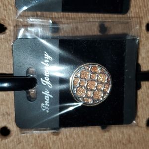 Silver Gold Sparkle Snap 20mm